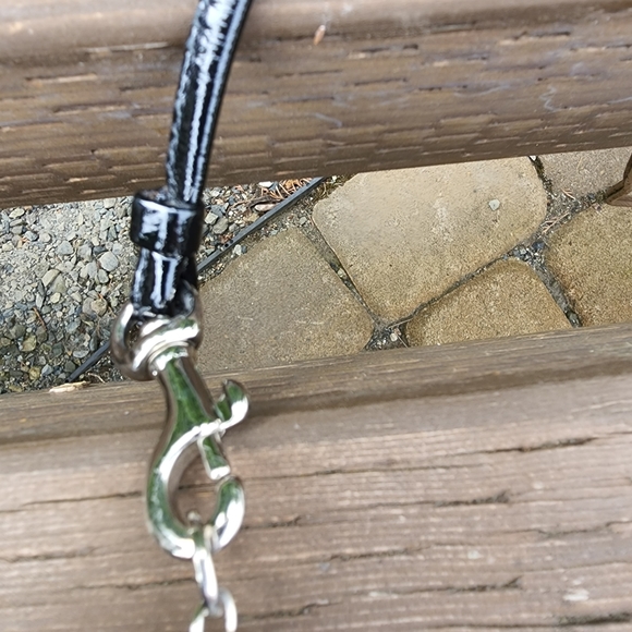 Coach Poppy multi color plaid mini sparkle bag wristlet - Picture 4 of 6